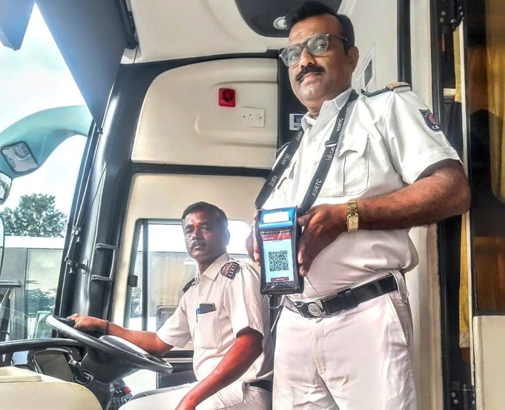 ബസുകളിൽ യുപിഐ ടിക്കറ്റ് സംവിധാനം നടപ്പാക്കി കർണാടക ആർടിസി