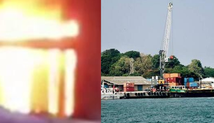 ബേപ്പൂർ തുറമുഖത്ത് നിർത്തിയിട്ടിരുന്ന ബോട്ടിന് തീപിടിച്ചു; 2 പേർക്ക് പൊള്ളലേറ്റു