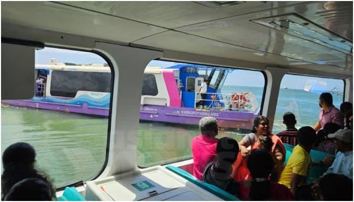 ഫോര്‍ട്ടുകൊച്ചിയില്‍ വാട്ടര്‍ മെട്രോ ബോട്ടുകള്‍ കൂട്ടിയിടിച്ച്‌ അപകടം