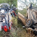 കാർ ബൈക്കുമായി കൂട്ടിയിടിച്ച് രണ്ട് മരണം