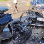 കഴക്കൂട്ടത്ത് കാറുകള്‍ കൂട്ടിയിടിച്ച് അപകടം; ആറ് പേര്‍ക്ക് പരുക്ക്