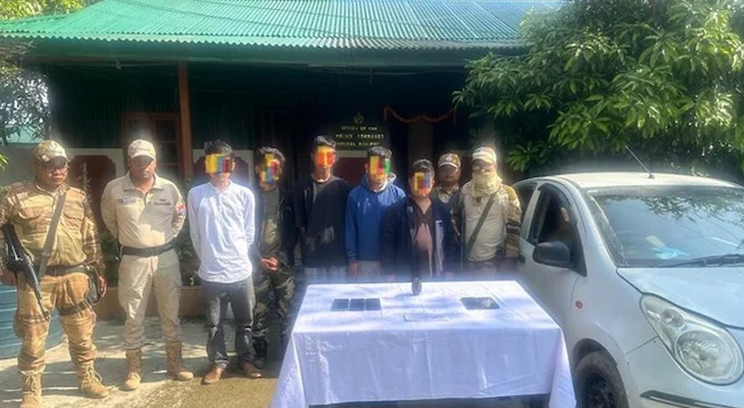 മണിപ്പൂരിൽ ഏഴ് കലാപകാരികൾ അറസ്റ്റിൽ; വന്‍തോതില്‍ ആയുധങ്ങള്‍ പിടിച്ചെടുത്തു