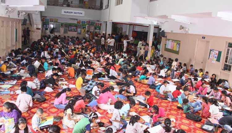 വര്‍ണച്ചാർത്തൊരുക്കി കേരളസമാജം ചിത്രരചനാ മത്സരം