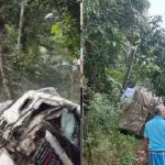 പാലക്കാട് വിദ്യാര്‍ഥിനികള്‍ക്ക് ഇടയിലേക്ക് സിമന്റ് ലോറി മറിഞ്ഞു; നാല് കുട്ടികള്‍ക്ക് ദാരുണാന്ത്യം