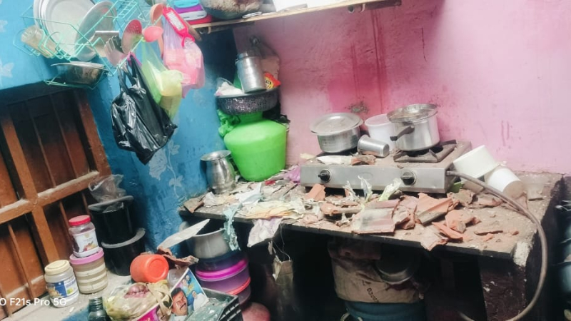 പാചകവാതക സിലിണ്ടർ പൊട്ടിത്തെറിച്ച് ഒരു കുടുംബത്തിലെ നാല് പേർക്ക് പൊള്ളലേറ്റു