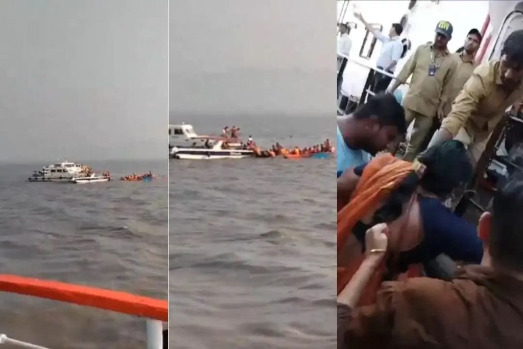 മുംബൈയിൽ ടൂറിസ്റ്റുകള്‍ സഞ്ചരിച്ച ബോട്ട് കടലില്‍ മറിഞ്ഞ് അപകടം; രണ്ട് മരണം