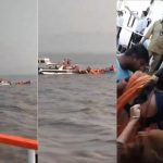 മുംബൈയിൽ ടൂറിസ്റ്റുകള്‍ സഞ്ചരിച്ച ബോട്ട് കടലില്‍ മറിഞ്ഞ് അപകടം; രണ്ട് മരണം