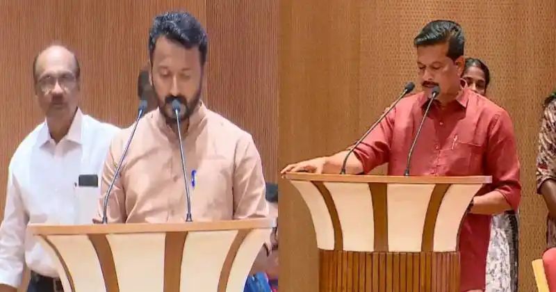 രാഹുല്‍ മാങ്കൂട്ടത്തിലും യു ആര്‍ പ്രദീപും എംഎല്‍എമാരായി സത്യപ്രതിജ്ഞ ചെയ്തു