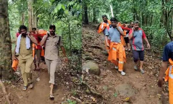 കാനനപാതയില് കുടുങ്ങിയ മാളികപ്പുറങ്ങളെ രക്ഷപ്പെടുത്തി അഗ്നിരക്ഷാസേന