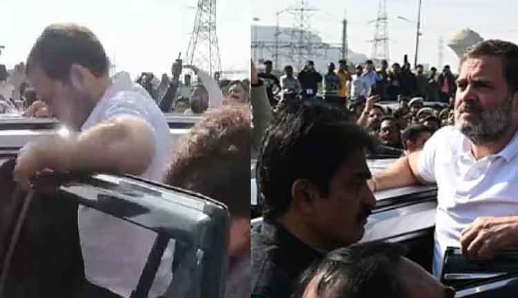 സംഭല്‍ സന്ദര്‍ശനം; രാഹുലിനെയും പ്രിയങ്കയെയും യു.പി പോലീസ് വഴിയിൽ തടഞ്ഞു