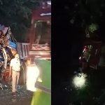 അയ്യപ്പഭക്തര്‍ സഞ്ചരിച്ച ബസ് ലോറിയുമായി കൂട്ടിയിടിച്ച് അപകടം; ഒരു മരണം