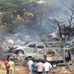 തീപ്പിടിത്തം; പൊതുസ്ഥലത്ത് പാർക്ക് ചെയ്തിരുന്ന 150 വാഹനങ്ങൾ കത്തി നശിച്ചു