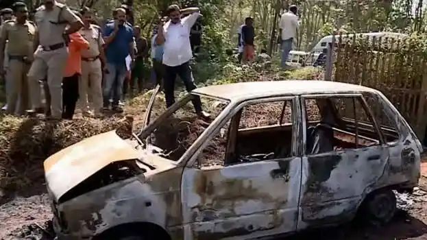 തൊടുപുഴയില്‍ കാറിനുള്ളില്‍ കത്തിക്കരിഞ്ഞ നിലയില്‍ മൃതദേഹം