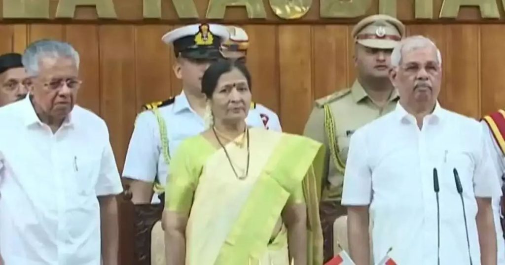 രാജേന്ദ്ര വിശ്വനാഥ് ആര്‍ലേക്കര്‍ കേരള ഗവര്‍ണറായി സത്യപ്രതിജ്ഞ ചെയ്തു