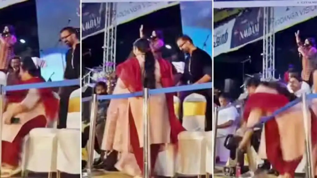 കലൂര്‍ സ്റ്റേഡിയത്തിലെ അപകടം; ഉമ തോമസ് വീഴുന്ന ദൃശ്യങ്ങള്‍ പുറത്ത്