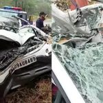 പാലക്കാട് നിര്‍ത്തിയിട്ട ടാങ്കര്‍ ലോറിയുടെ പിന്നിലേക്ക് കാര്‍ ഇടിച്ച് അപകടം; ഒരു മരണം, ഒരാൾക്ക് ഗുരുതര പരുക്ക്