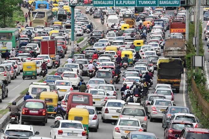 ബെംഗളൂരുവിൽ സ്വകാര്യ വാഹനങ്ങളുടെ രജിസ്ട്രേഷനിൽ ഒമ്പത് ശതമാനം വർധന