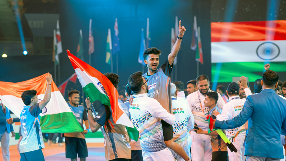 ഖോ ഖോയിൽ ലോകകിരീടം ചൂടി ഇന്ത്യൻ പുരുഷ ടീം