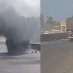 കണ്ണൂരില് ഓടിക്കൊണ്ടിരുന്ന ലോറിക്ക് തീപ്പിടിച്ചു