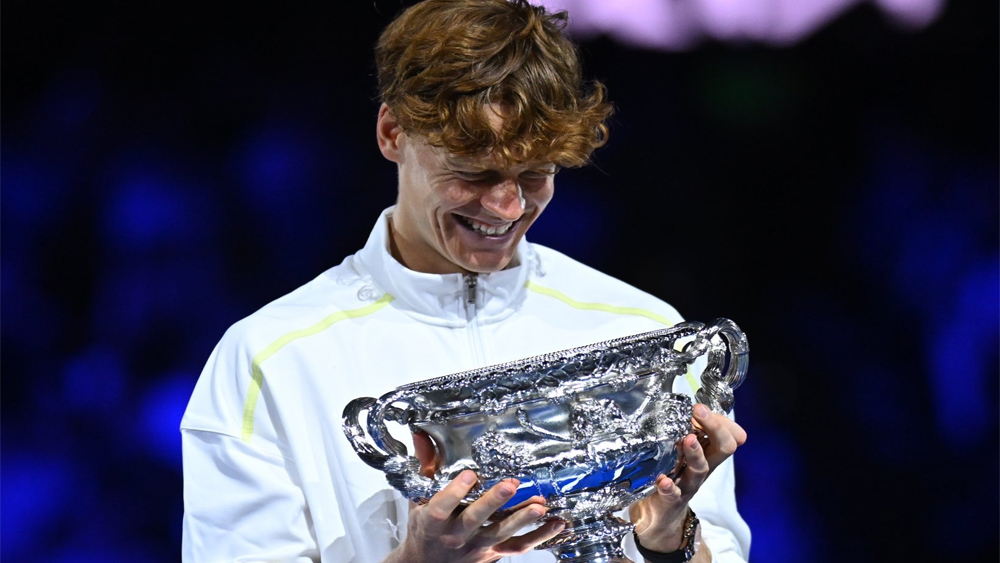 ഓപ്പൺ ടെന്നിസ്; രണ്ടാംതവണയും കിരീടം ചൂടി യാനിക് സിന്നർ