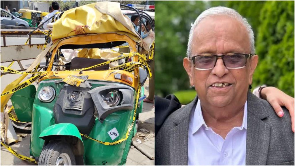 ബിഎംടിസി ബസുകൾക്കിടയിൽ കുടുങ്ങി ഓട്ടോറിക്ഷ ഡ്രൈവറും യാത്രക്കാരനും മരിച്ചു