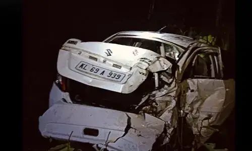 കാര്‍ കൊക്കയിലേക്ക് മറിഞ്ഞ് ഒരാള്‍ മരിച്ചു; നാലു പേര്‍ക്ക് പരുക്ക്