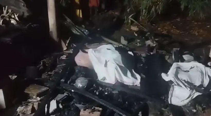 ആലപ്പുഴയില്‍ വീടിന് തീ പിടിച്ച്‌ വൃദ്ധ ദമ്പതികള്‍ മരിച്ച സംഭവം; മകന്‍ കസ്റ്റഡിയില്‍