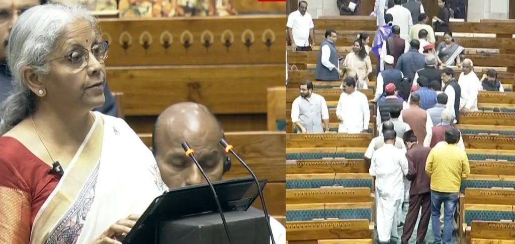 ബജറ്റ് സമ്മേളനം; പ്രതിപക്ഷം സഭയില് നിന്ന് ഇറങ്ങിപ്പോയി