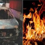 പെരുമ്പാവൂരില്‍ ഓടിക്കൊണ്ടിരുന്ന കാറിന് തീ പിടിച്ചു