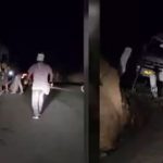 മൂന്നാറില് സിനിമാ ചിത്രീകരണ സംഘത്തിന്റെ വാഹനം ആക്രമിച്ച് കാട്ടാന