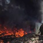 പുനരുപയോഗത്തിനായി സാധനങ്ങൾ സൂക്ഷിച്ചിരുന്ന ഗോഡൗണിൽ തീപിടുത്തം