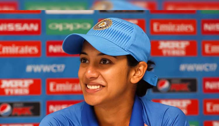 ബിസിസിഐ അന്താരാഷ്ട്ര വനിത ക്രിക്കറ്റര്‍ പുരസ്‌കാരം സ്മൃതി മന്ദാനക്ക്