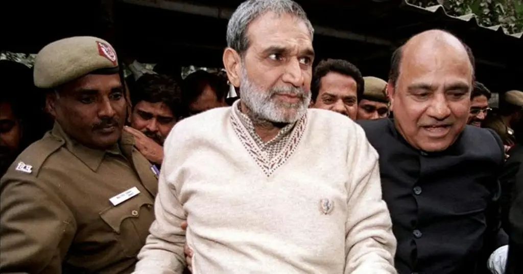 സിഖ് വിരുദ്ധ കലാപം; കോണ്ഗ്രസ് നേതാവ് സജ്ജന് കുമാറിന് ജീവപര്യന്തം തടവ് ശിക്ഷ