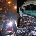 അയ്യപ്പ ഭക്തരുടെ വാഹനവും ബസും കൂട്ടിയിടിച്ച് അപകടം; മൂന്ന് മരണം