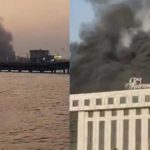 കൊച്ചി വെല്ലിങ്ടൺ ഐലൻഡിൽ വൻ തീപിടിത്തം