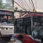 വിഴിഞ്ഞത്ത് ബസുകൾ കൂട്ടിയിടിച്ച് അപകടം; നിരവധി പേർക്ക്‌ പരുക്ക്‌