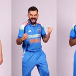 ചാമ്പ്യൻസ് ട്രോഫി; ടീമിന്റെ പുതിയ ജേഴ്സി അവതരിപ്പിച്ച് ടീം ഇന്ത്യ