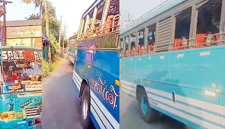 ആംബുലന്‍സിന് വഴി മുടക്കിയ മൂന്ന് സ്വകാര്യ ബസുകള്‍ക്കെതിരെ കേസ്