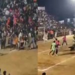 പാലക്കാട് വല്ലപ്പുഴയിൽ ഫുട്ബാൾ ടൂർണമെന്റിനിടെ ഗാലറി തകർന്നു വീണു; നിരവധി പേർക്ക് പരുക്ക്