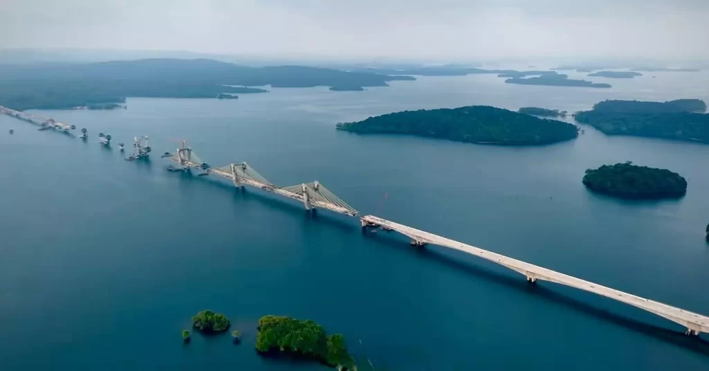 കർണാടകയിലെ ഏറ്റവും നീളം കൂടിയ കേബിൾ – സ്റ്റേയ്ഡ് പാലത്തിന്‍റെ നിര്‍മാണം ശിവമോഗയിൽ പുരോഗമിക്കുന്നു; ഉദ്ഘാടനം രണ്ട് മാസത്തിനുള്ളിൽ