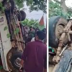 പോലീസ് ജീപ്പ് മറിഞ്ഞ് ഒരു മരണം; നാല് പേര്‍ക്ക് പരുക്ക്