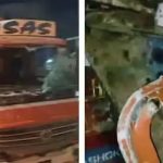 തൃശൂരില്‍ ലോറികള്‍ കൂട്ടിയിടിച്ച്‌ അപകടം; ക്ലീനര്‍ മരിച്ചു