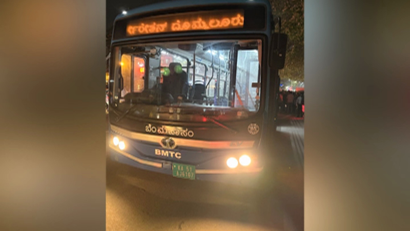 ബിഎംടിസി ബസിടിച്ച് രണ്ട് പേർ മരിച്ചു