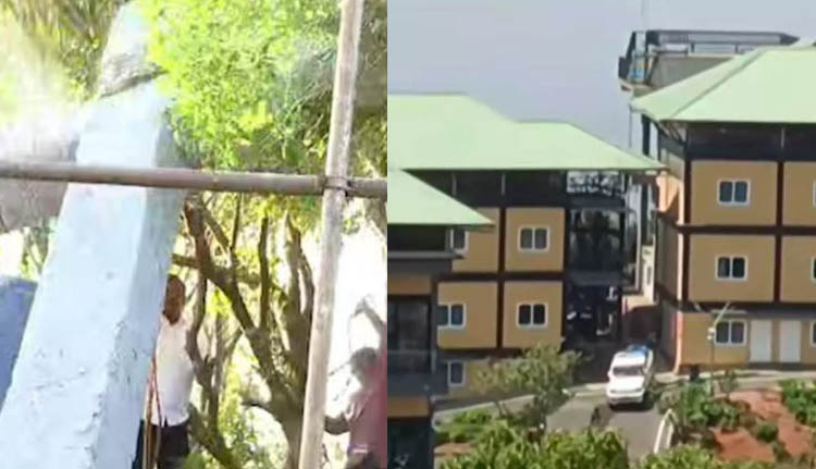 പരുന്തുംപാറയില്‍ കുരിശ് സ്ഥാപിച്ച ആള്‍ക്കെതിരെ കേസെടുത്ത് പോലീസ്