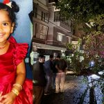 ബൈക്കിന് മേൽ മരം പൊട്ടിവീണ് അപകടം; മൂന്ന് വയസുകാരി മരിച്ചു