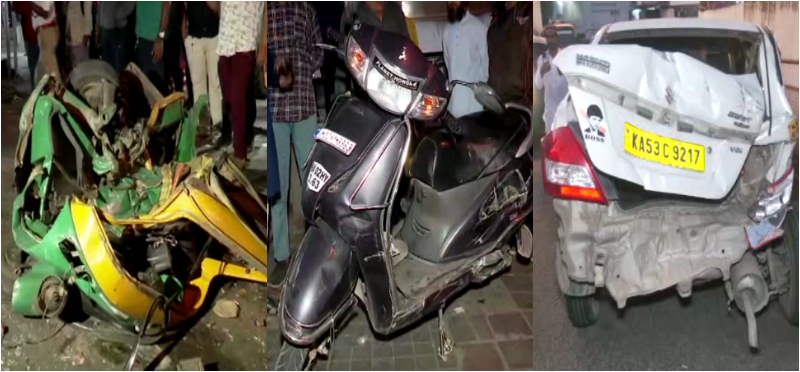 നിയന്ത്രണം വിട്ട ട്രക്ക് നിരവധി വാഹനങ്ങളിലിടിച്ച് അപകടം; ഒരു മരണം