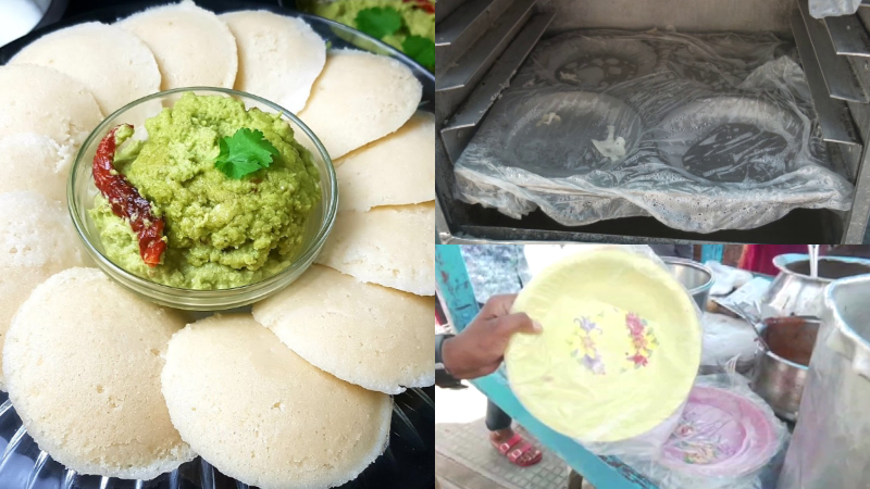 ഇഡ്ഡലി വേവിക്കുന്നതിന് പ്ലാസ്റ്റിക് ഷീറ്റ്; അന്വേഷണത്തിന് ഉത്തരവിട്ട് എഫ്.എസ്.എസ്.എ.ഐയും