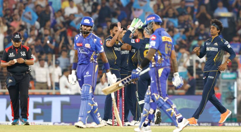 ഐപിഎൽ; ഗുജറാത്ത്‌ ടൈറ്റൻസിനോട് തോൽവി ഏറ്റുവാങ്ങി മുംബൈ