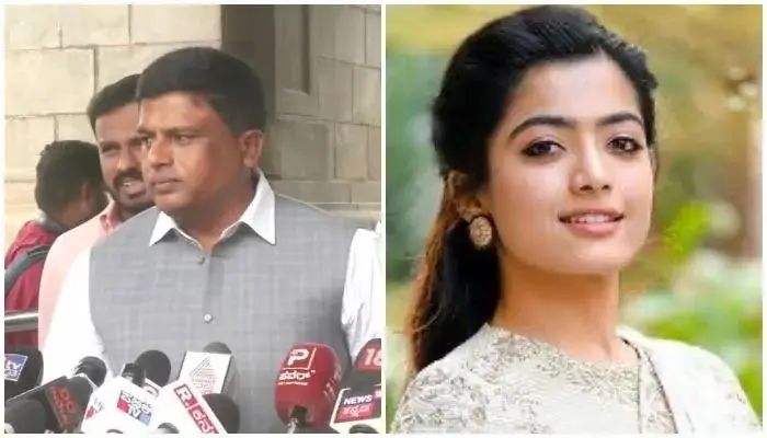 കന്നഡയെ അവഗണിച്ചു, ചലച്ചിത്രമേളയ്‌ക്കെത്തിയില്ല; നടി രശ്മികക്കെതിരെ കോണ്‍ഗ്രസ് എംഎല്‍എ