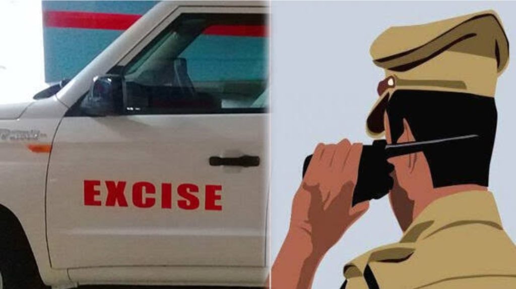 പരിശോധനയ്ക്കിടെ എക്സൈസ് ഉദ്യോഗസ്ഥനെ വാഹനം ഇടിച്ചുവീഴ്ത്തി ലഹരിക്കടത്ത് കേസ് പ്രതി